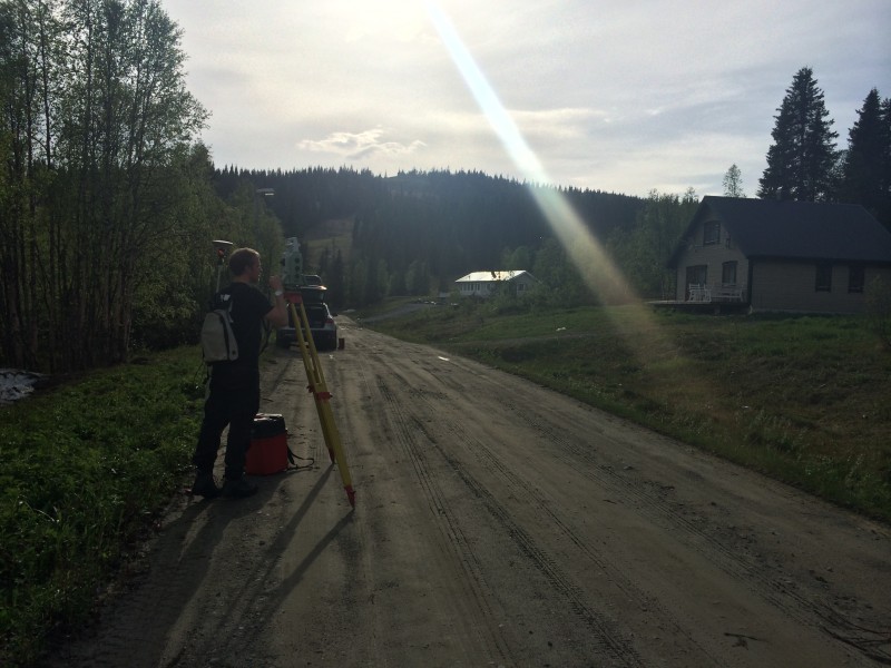 Första resan till vår tomt.