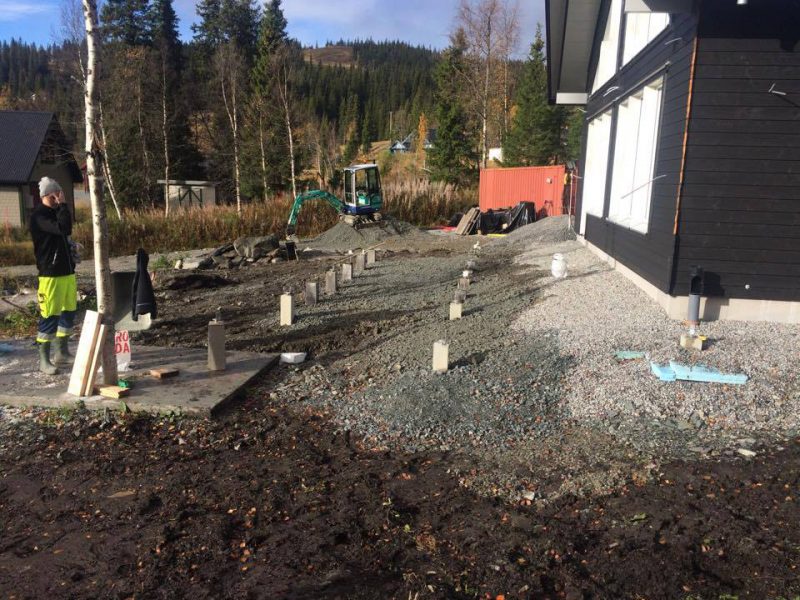 Altanplintar färdigställt